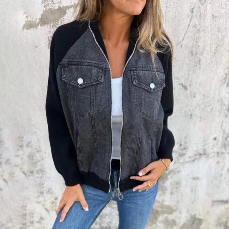 Karin™ | Trendige Patchwork-Jeansjacke Ihr neuer Favorit! - Sopheria