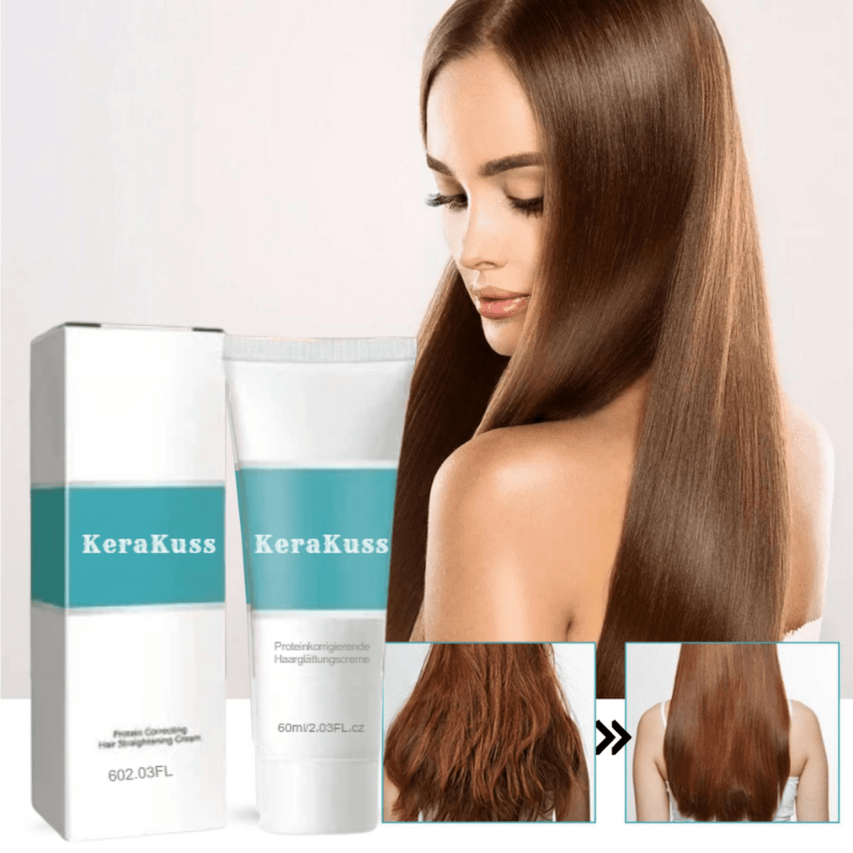 KeraKuss™ / Sofort Glättende Creme Für Seidiges Haar - Sopheria