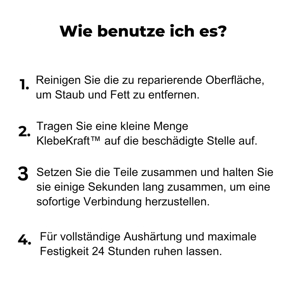 KlebeKraft™ / Universal-Reparaturkleber (1+1 GRATIS) - Sopheria