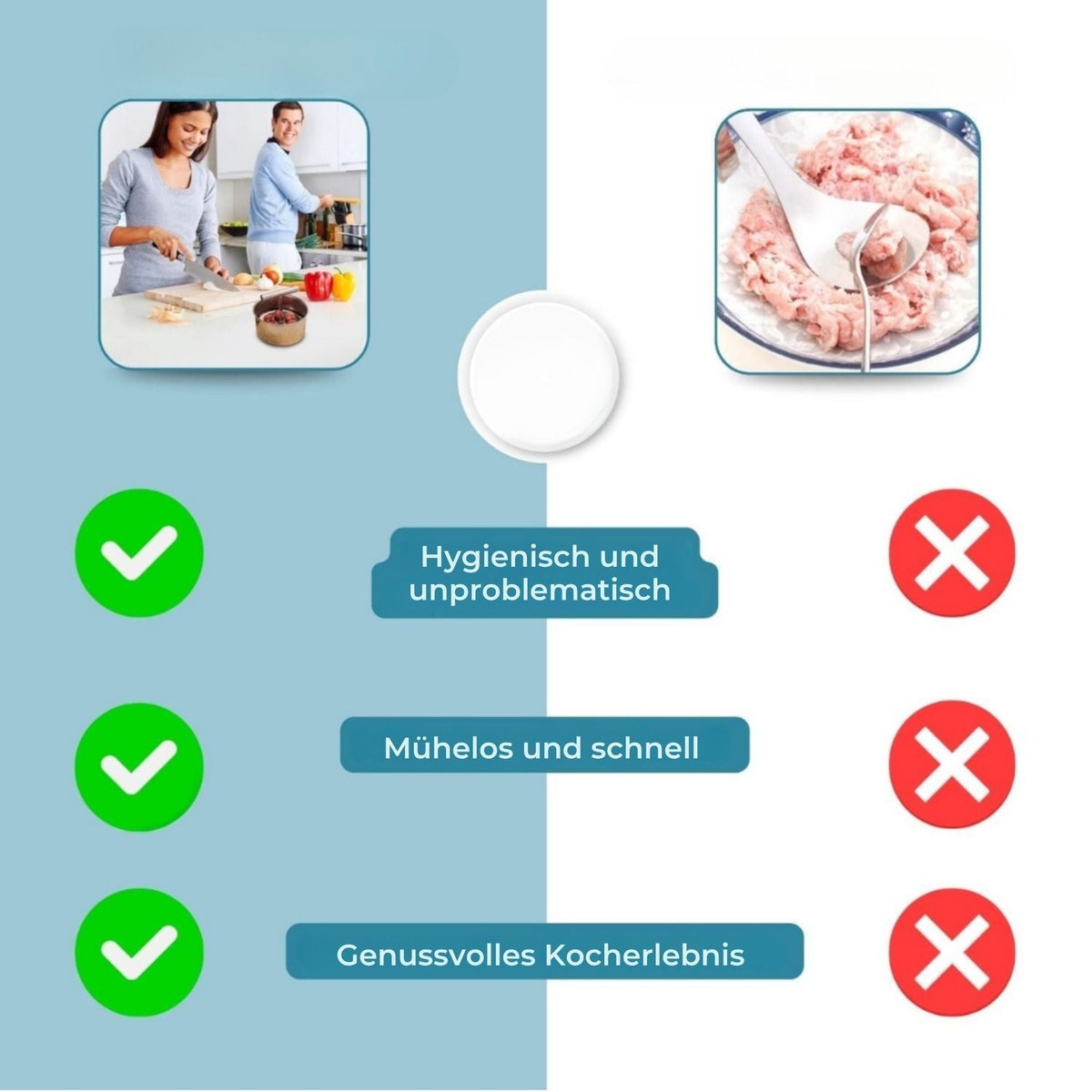 KlopsKönig™ / Edelstahl-Frikadellenform - Sopheria