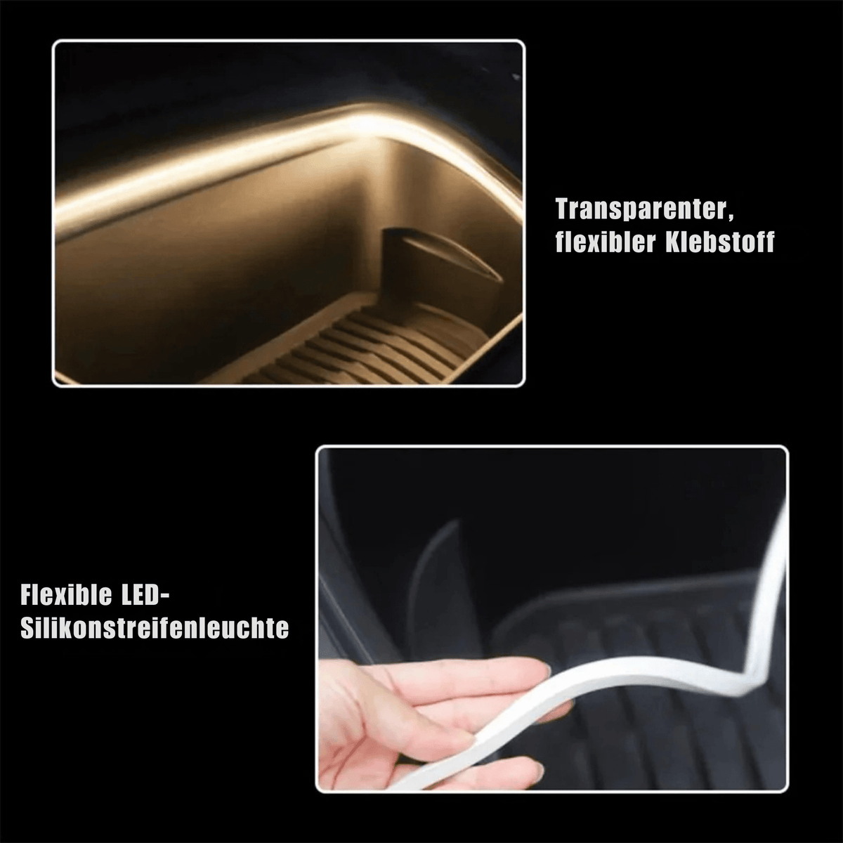 KofferLicht™ / Fließender LED-Lichtstreifen für den Fahrzeuginnenraum - Sopheria