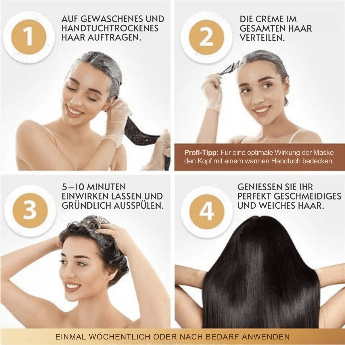 Kollagen Reparatur Haarcreme für Intensive Pflege - Nourishing Magical Treatment - Sopheria