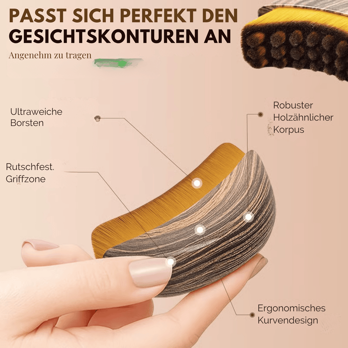 KonturKuss™ / Präzisions-Konturpinsel fürs Gesicht - Sopheria