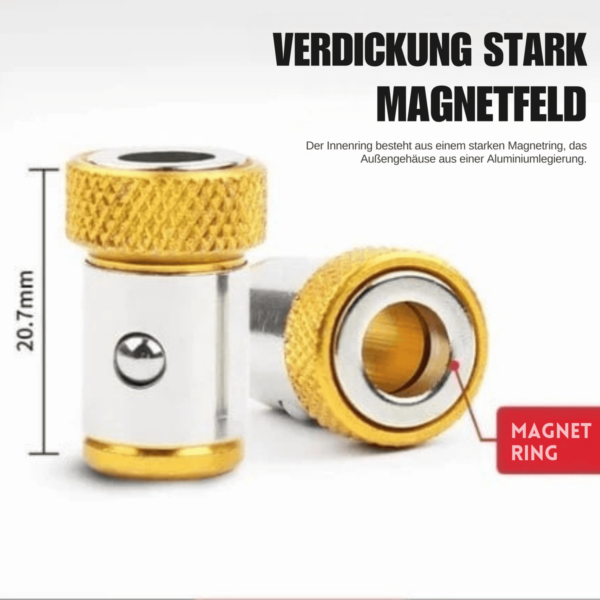 KraftKranz™ / Magnetischer Schraubendreherkopfring - Sopheria