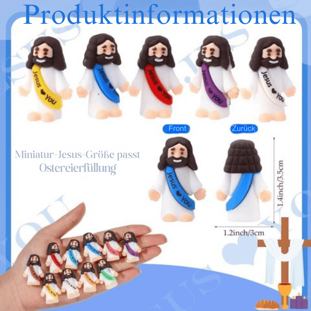 KreuzKraft™ / Kreative Jesus Liebt Dich Figuren - Sopheria