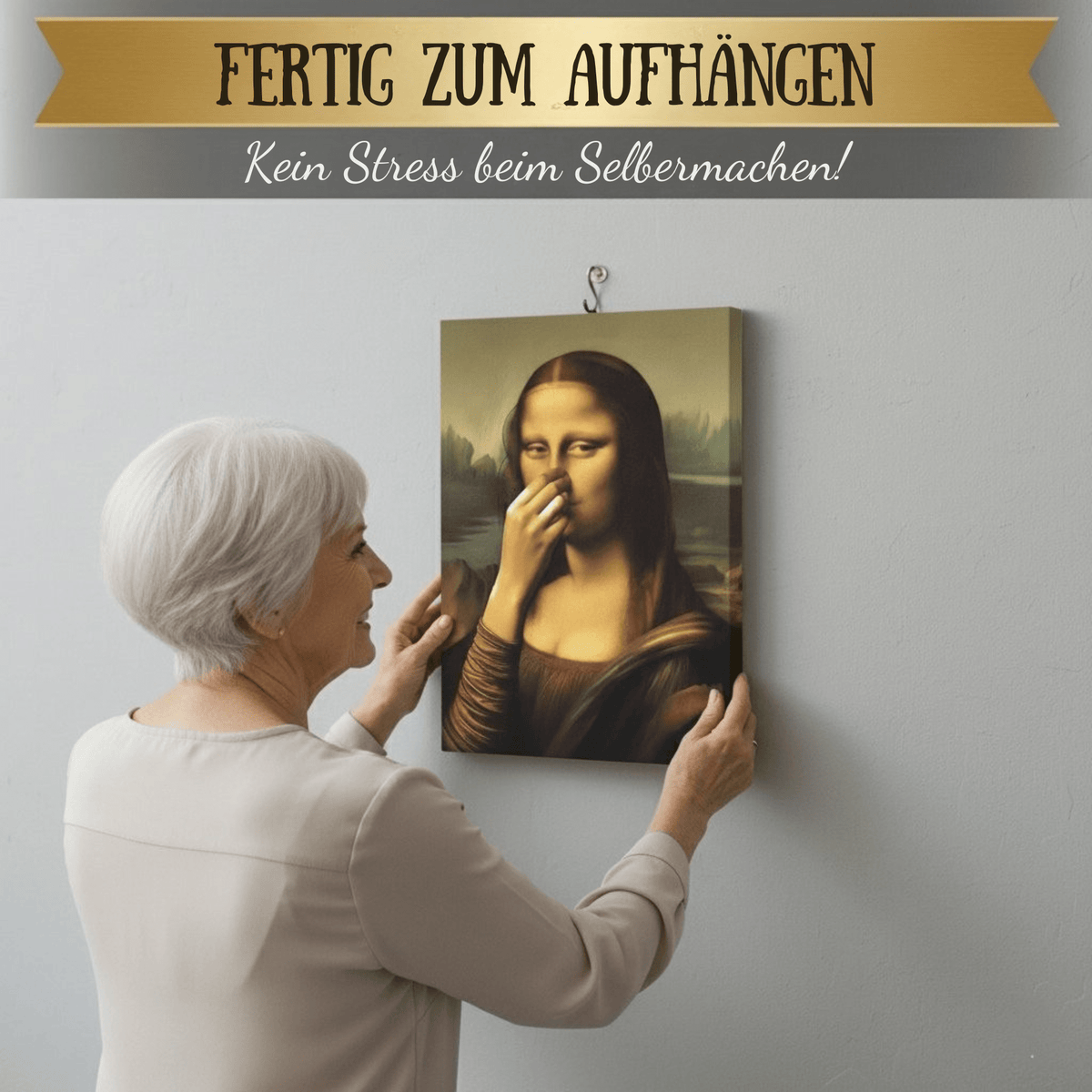 LachKunst – Lustiges Badezimmer Bild - Sopheria