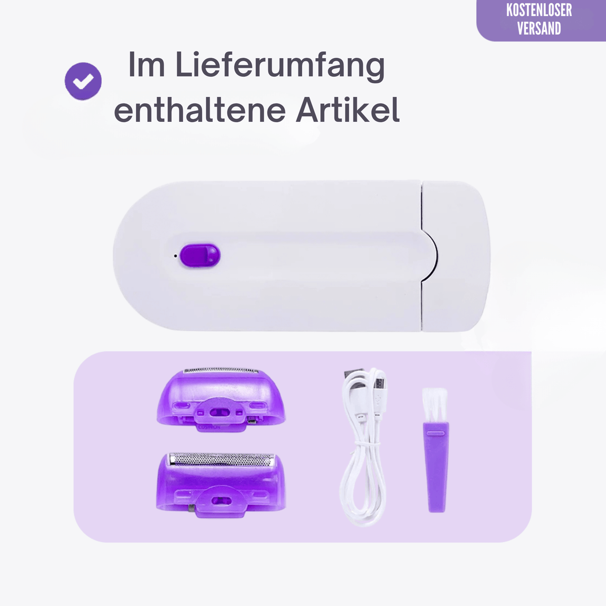 LaserLuxe™ / Schmerzfreies 2-in-1-Haarentfernungsgerät - Sopheria