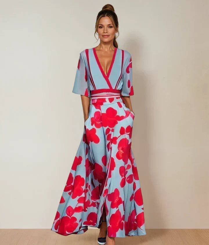 LENA – ELEGANTES KLEID MIT ÄRMELN - Sopheria