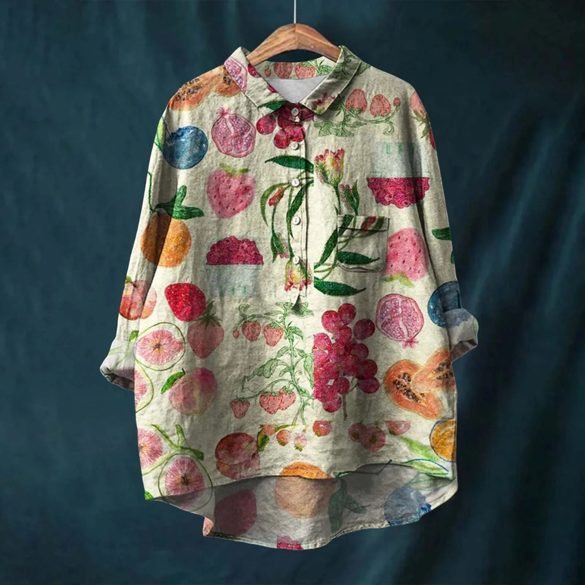 Liesa – Elegante Damenbluse mit Blumenmuster - Sopheria