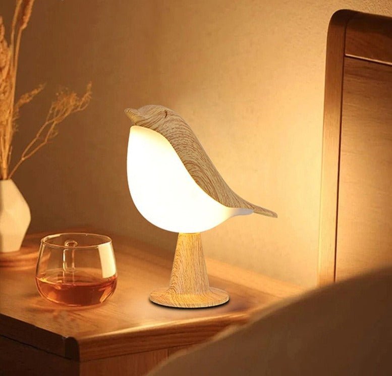 LumiBird / Kabellose Vogel- Touch - Tischlampe