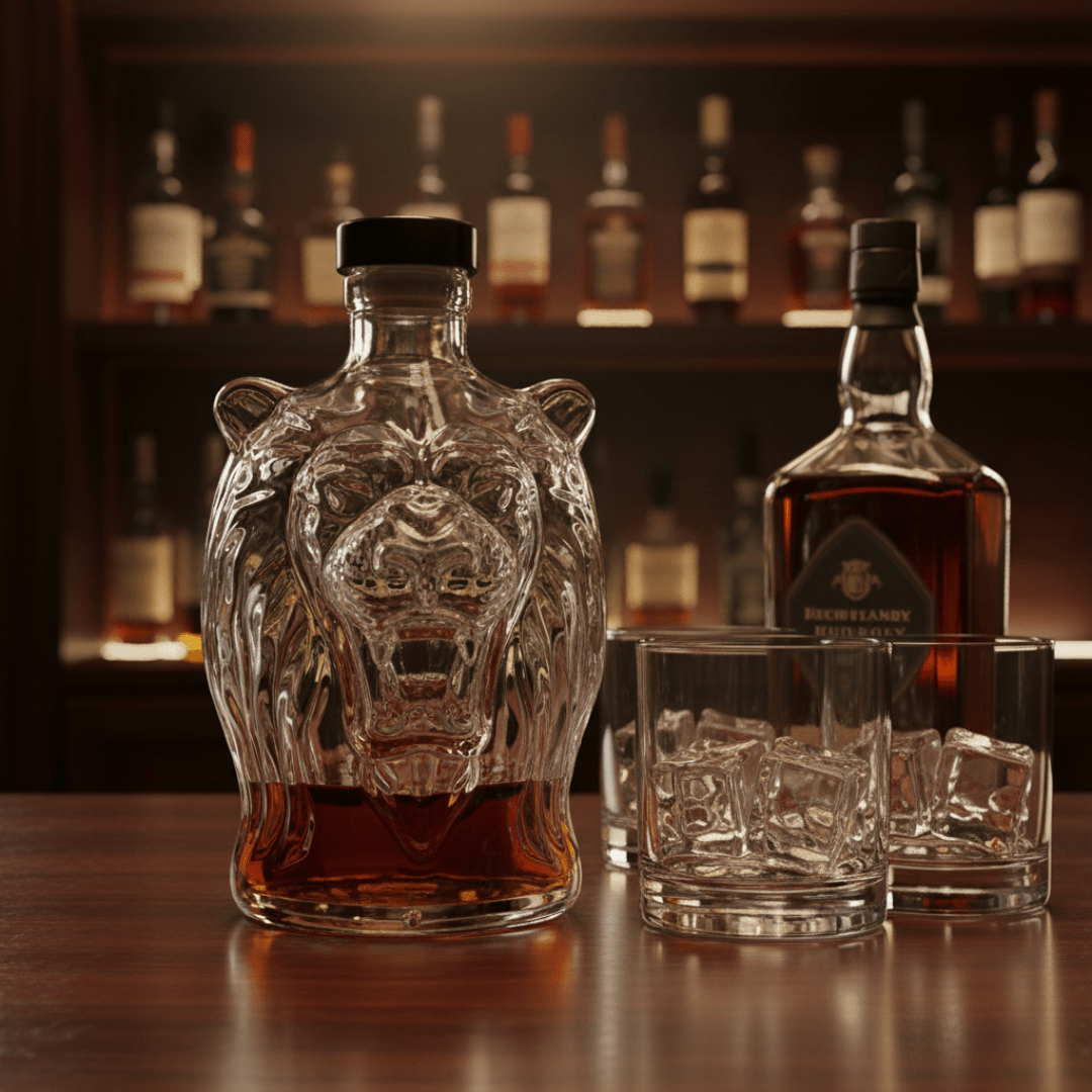 LöwenLiquor™ / Lions Roar Whiskey Fles - Sopheria
