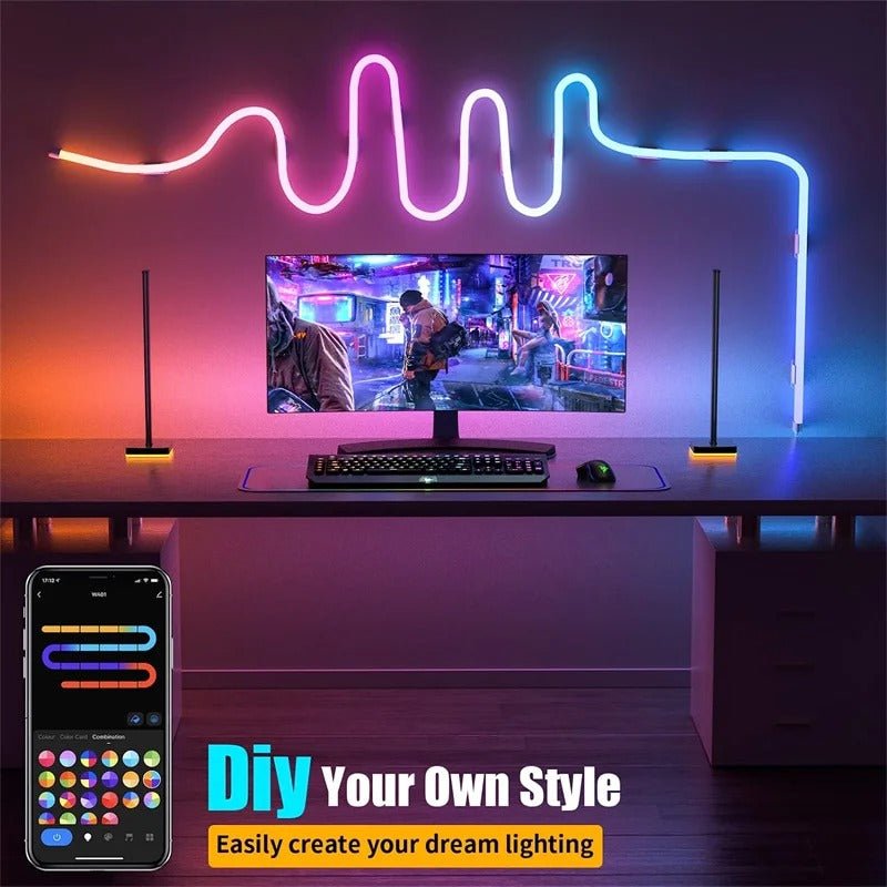 LumoFlex™ Premium | Neon-LED-Streifen – Exklusive Lichtakzente für deinen Raum - Sopheria