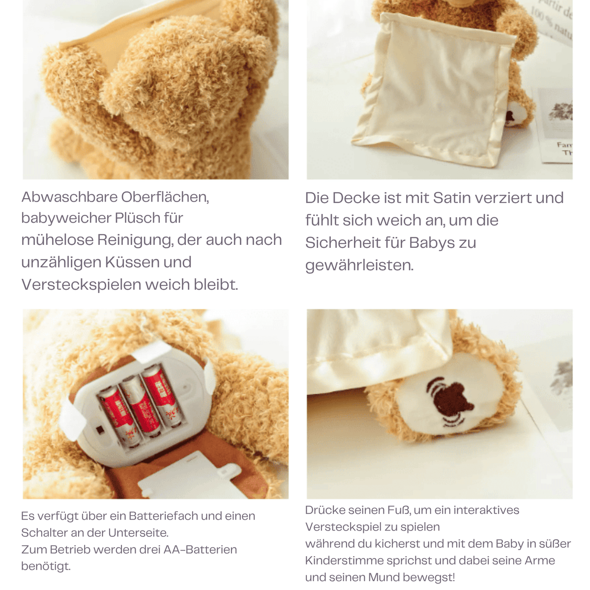 MümmelMiez™/ Stimmungsaufhellender Plüschbär - Sopheria