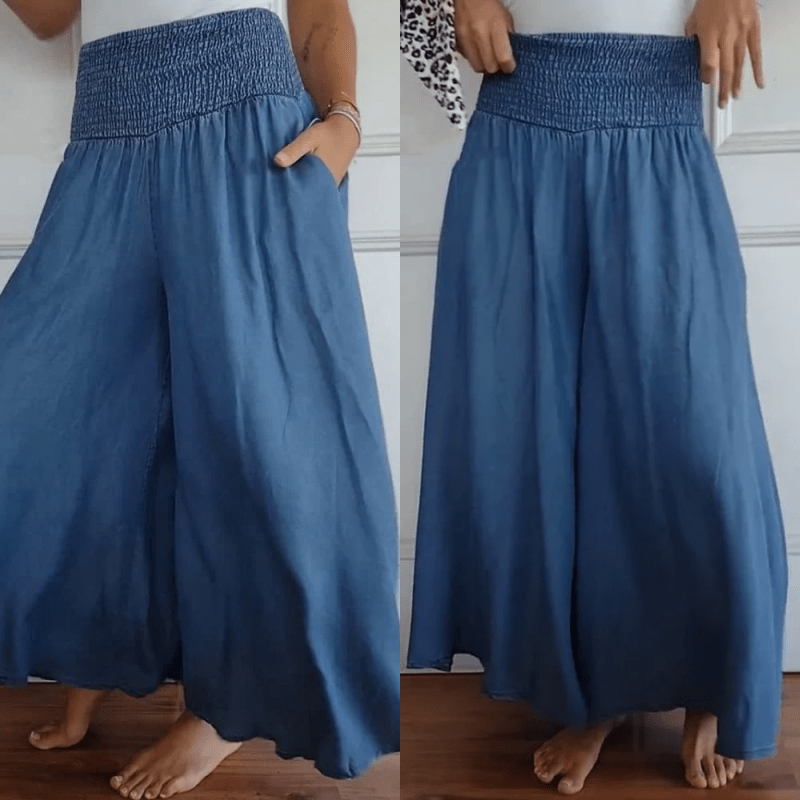 Nel™ / Trendige Weitbeinige Hochtaillierte Hose - Sopheria