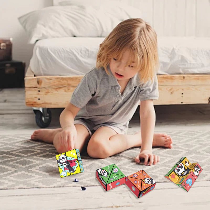 PandaPuzzle™ / Kreativer, faltbarer Panda-Zauberwürfel für Kinder - Sopheria