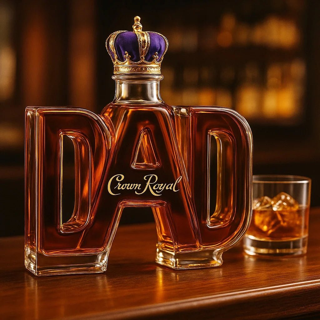 PapaPrunk™ / Kristallklare Whiskeyflasche Als Edles Geschenk Für Väter - Sopheria