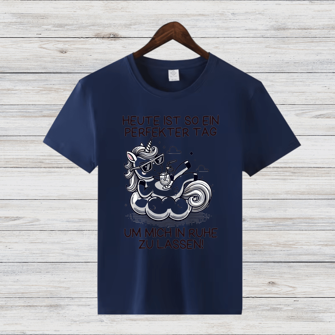 Perfekter Tag Einhorn | Lustiges Statement Shirt | Humorvolles Design | Bequemes Baumwollshirt für Damen - Sopheria