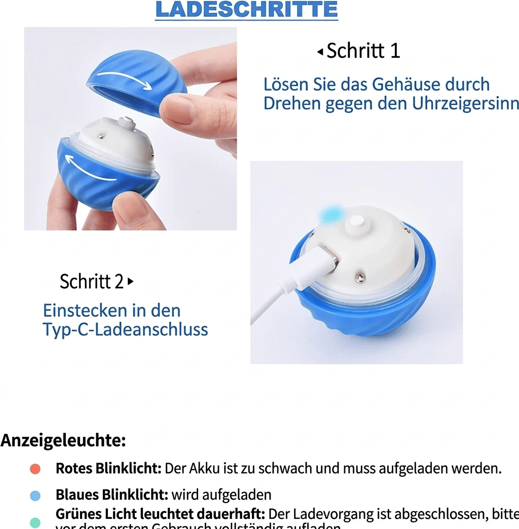 PfotenOrbit – Interaktiver Bewegungsball für Hunde - Sopheria
