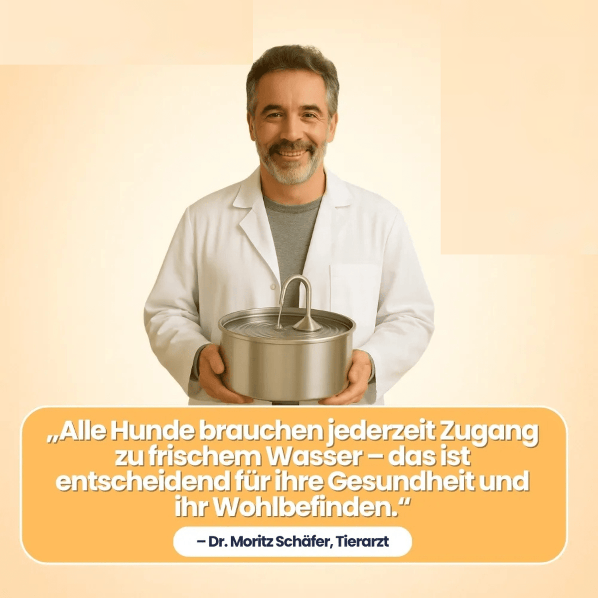 PfotenPlätscher™ / Der antibakterielle Trinkbrunnen mit Filtration - Sopheria