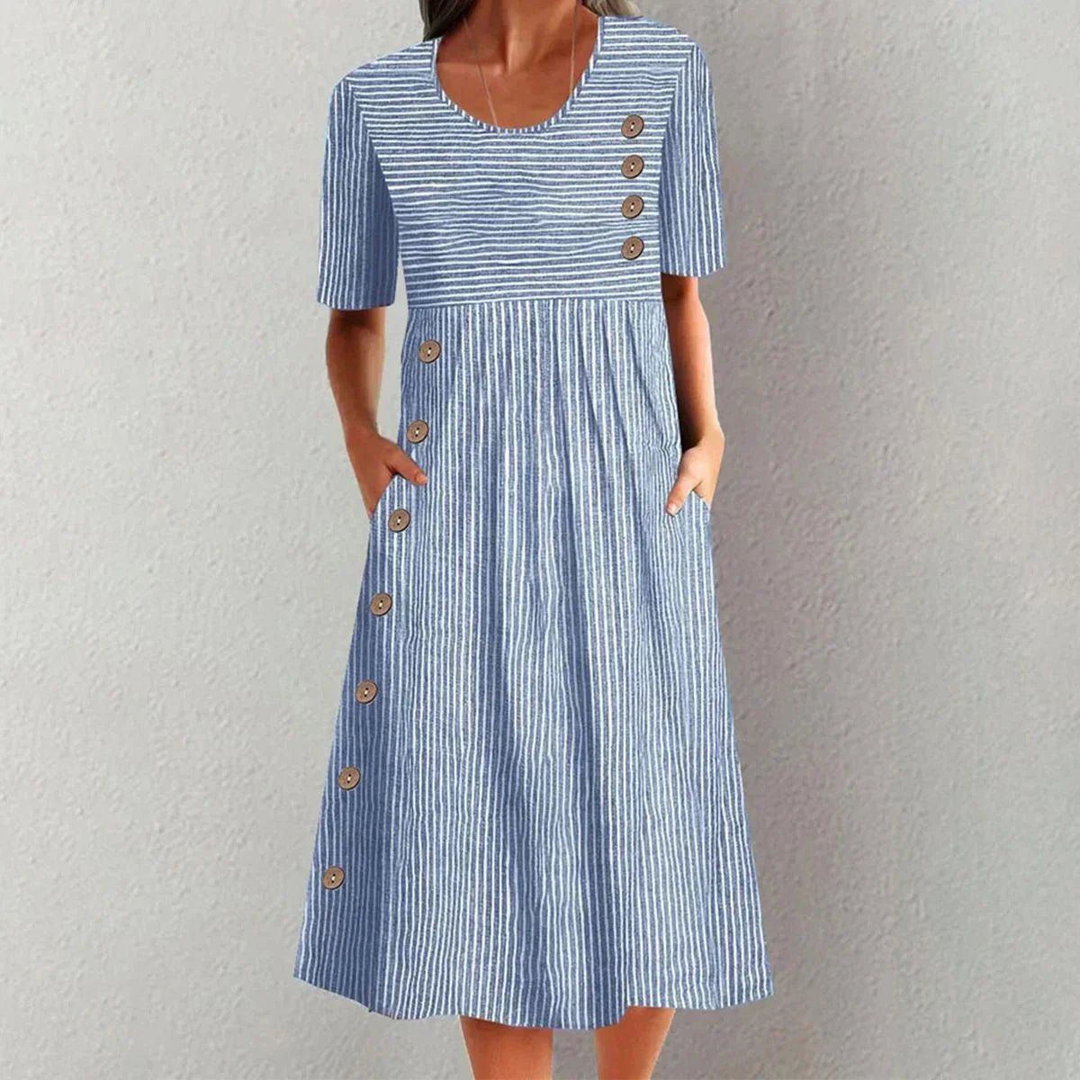 Pia | Lässiges Sommer-Midikleid für Damen - Sopheria
