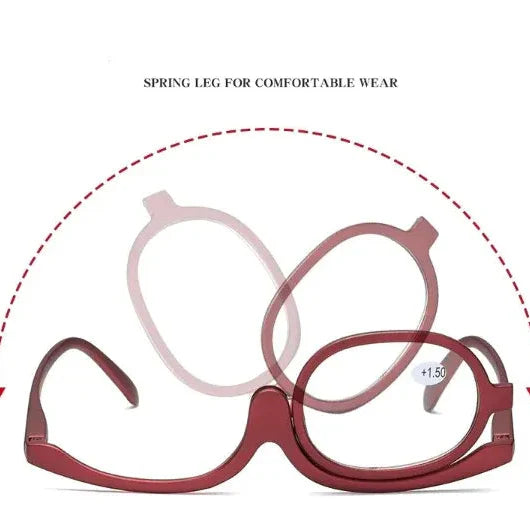 Drehbare Schminkbrille: Präzision und Komfort