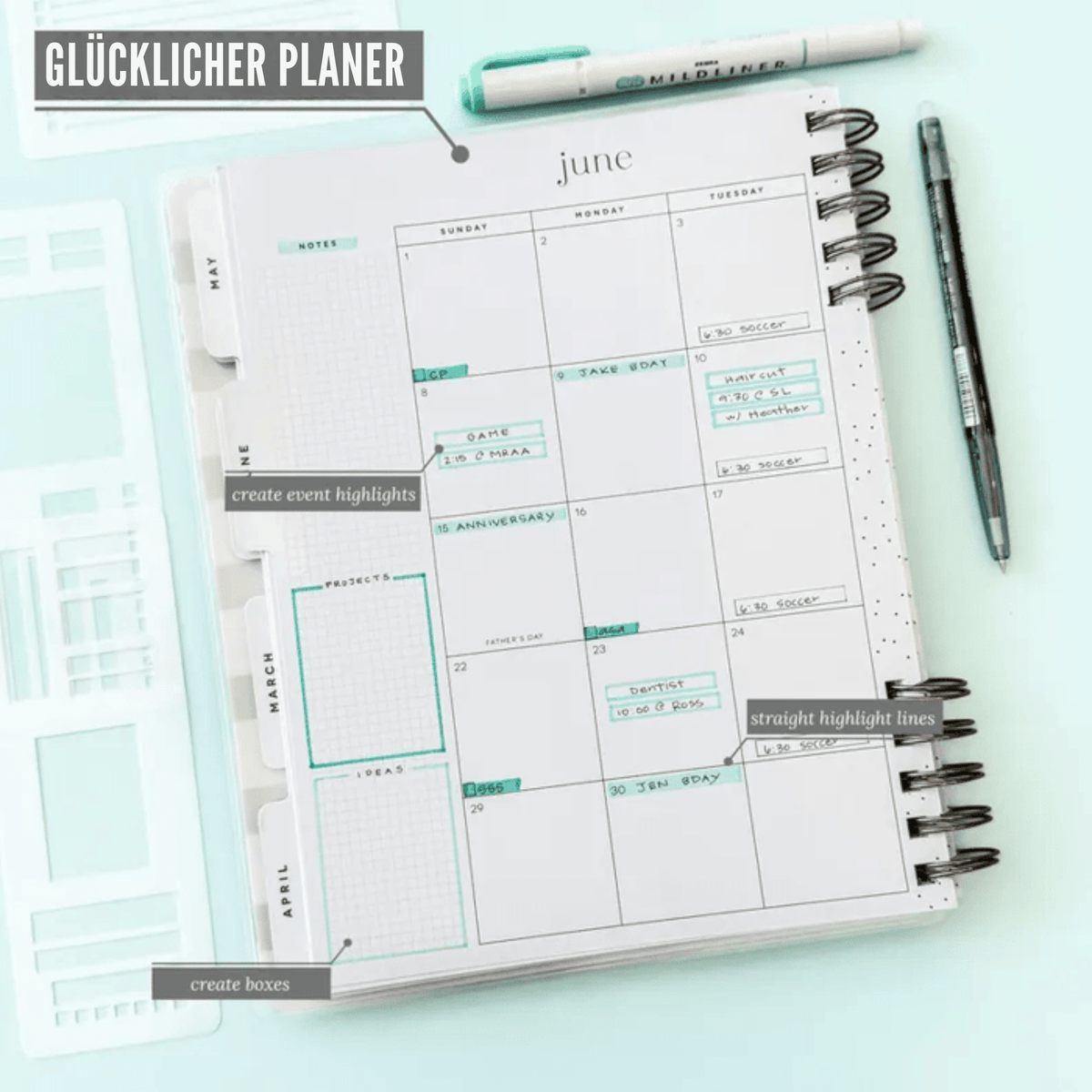 PlanProfi™ / Schreibwaren-Adventskalender Mit 24 Tagen - Sopheria