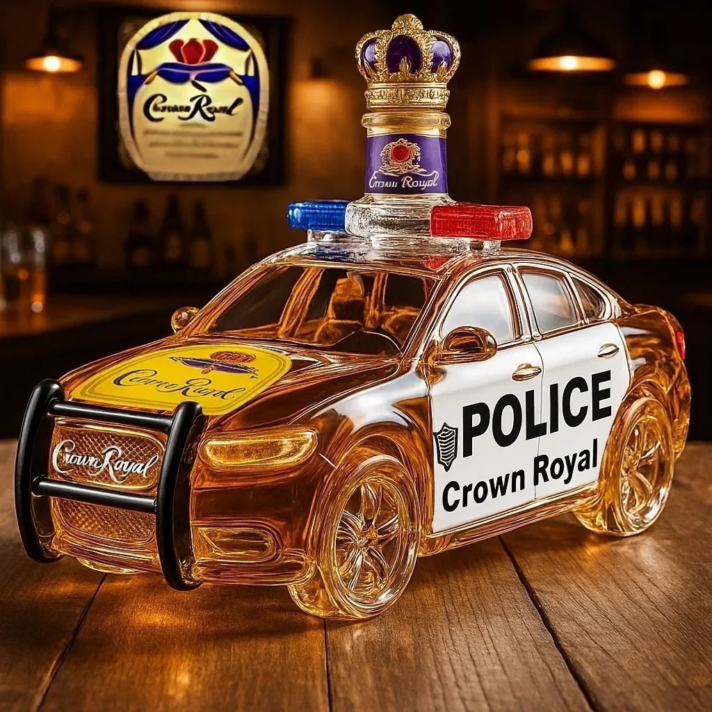 PolizeiPourer⢠/ Whiskeyflasche Aus Amberglas - Sopheria