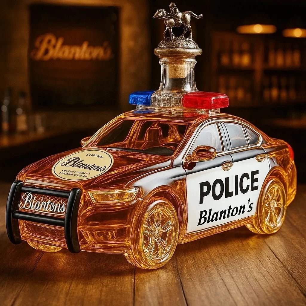 PolizeiPourer⢠/ Whiskeyflasche Aus Amberglas - Sopheria