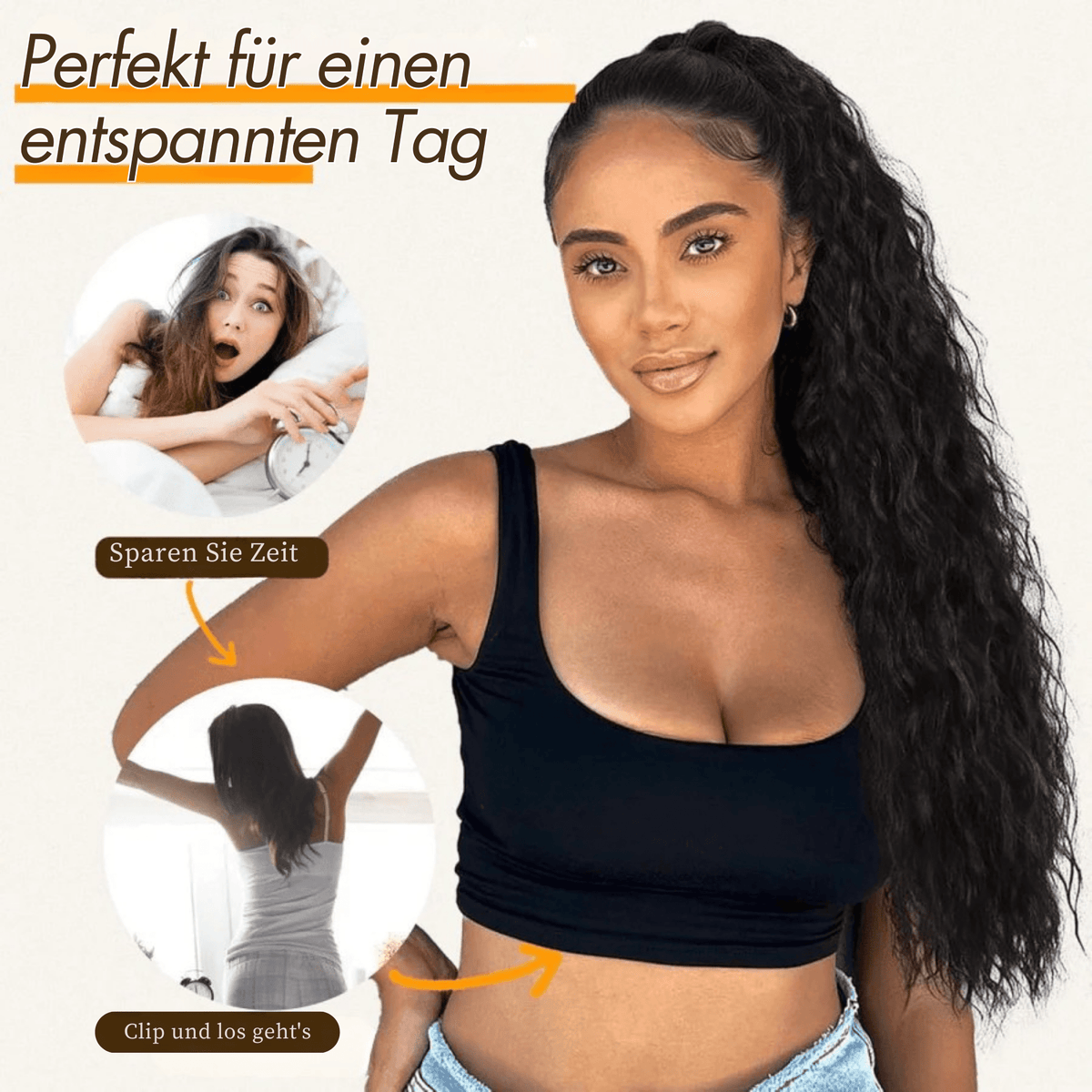 PonyPracht™ / Natürliche Haarverlängerung für Pferdeschwanz - Sopheria