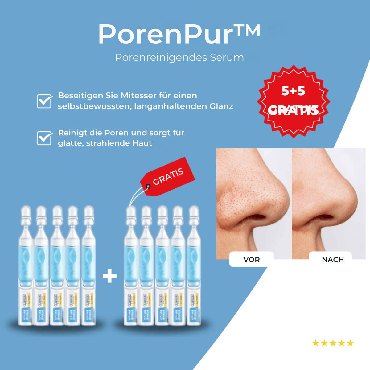 PorenPur™ / Porenreinigendes Serum (5+5 GRATIS) - Sopheria