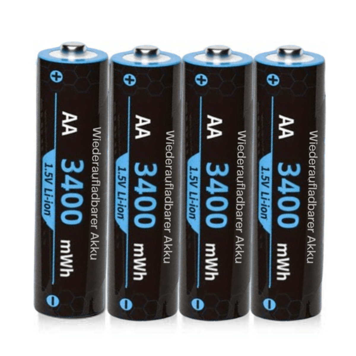 PowerPaket™ / SuperCharger Wiederaufladbare AA/AAA Lithium-Batterien mit Ladegerät - Sopheria