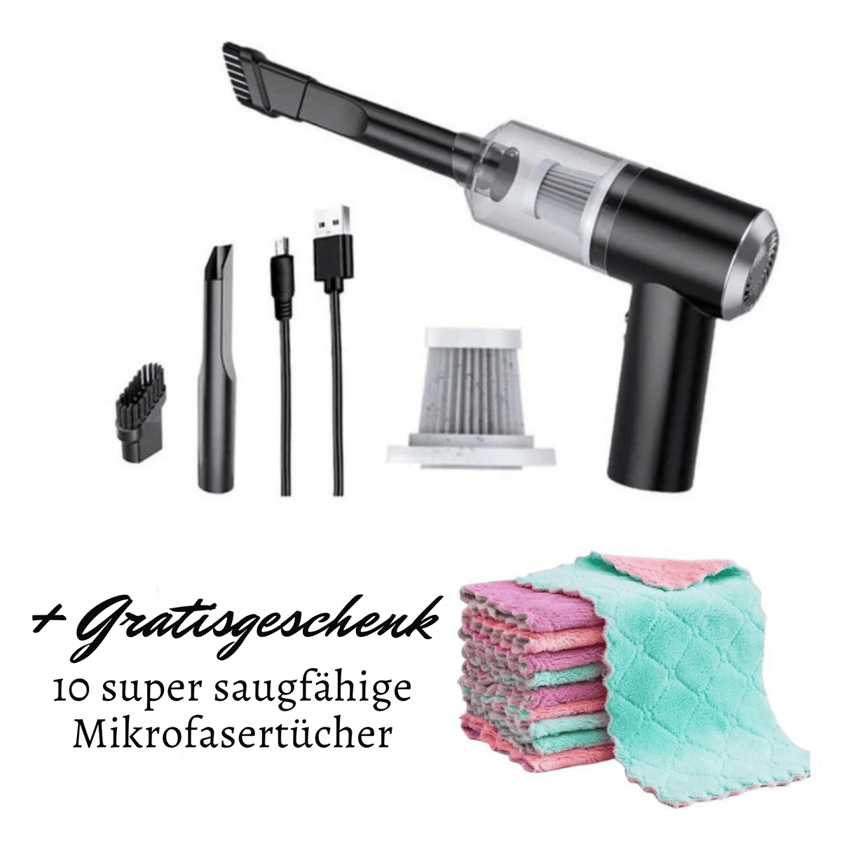 PowerPutz™ / Ultrastarker Tragbarer 3-in-1-Staubsauger + Gratisgeschenk - Sopheria
