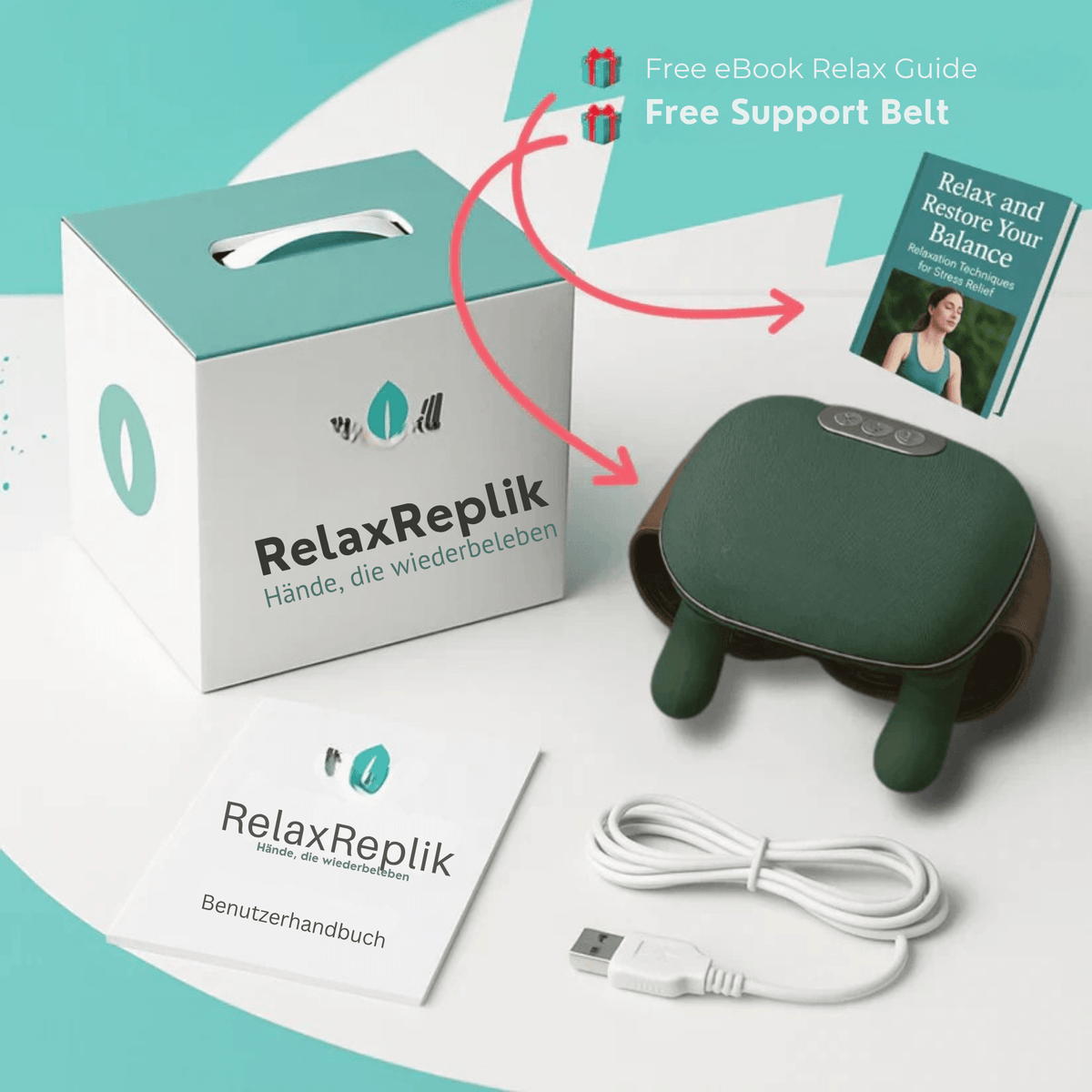 RelaxReplik™ / Real Hands Nacken- und Schultermassagegerät - Sopheria