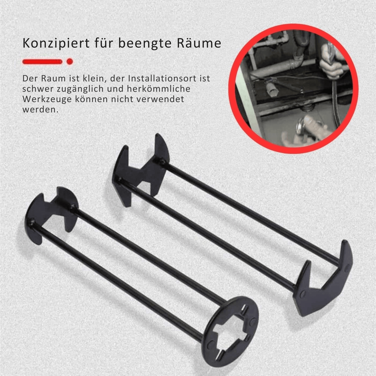 RohrPro – Multifunktions Spülen-Schlüssel - Sopheria