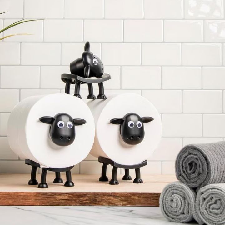 RollenRammler™ / Toilettenpapierhalter In Schafsform - Sopheria