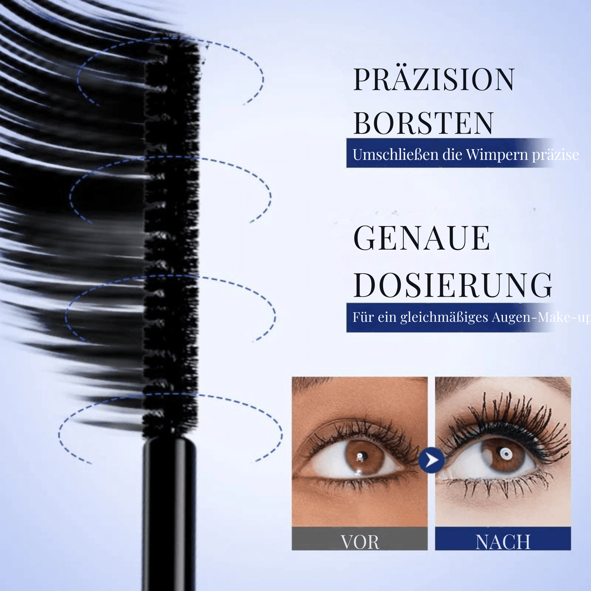 SanftSchwung™ / Sanfte Wimpernverlängerungs-Mascara für dünne Wimpern - Sopheria