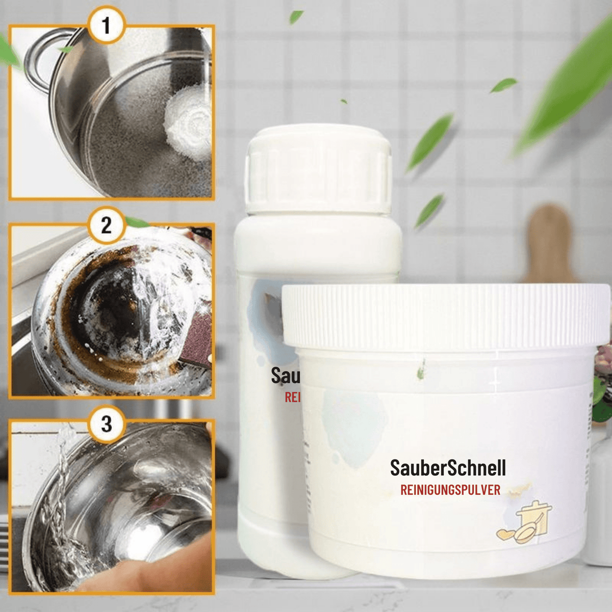 SauberSchnell™ / Alles in einem Reinigungs Pulver (1+1 GRATIS) - Sopheria