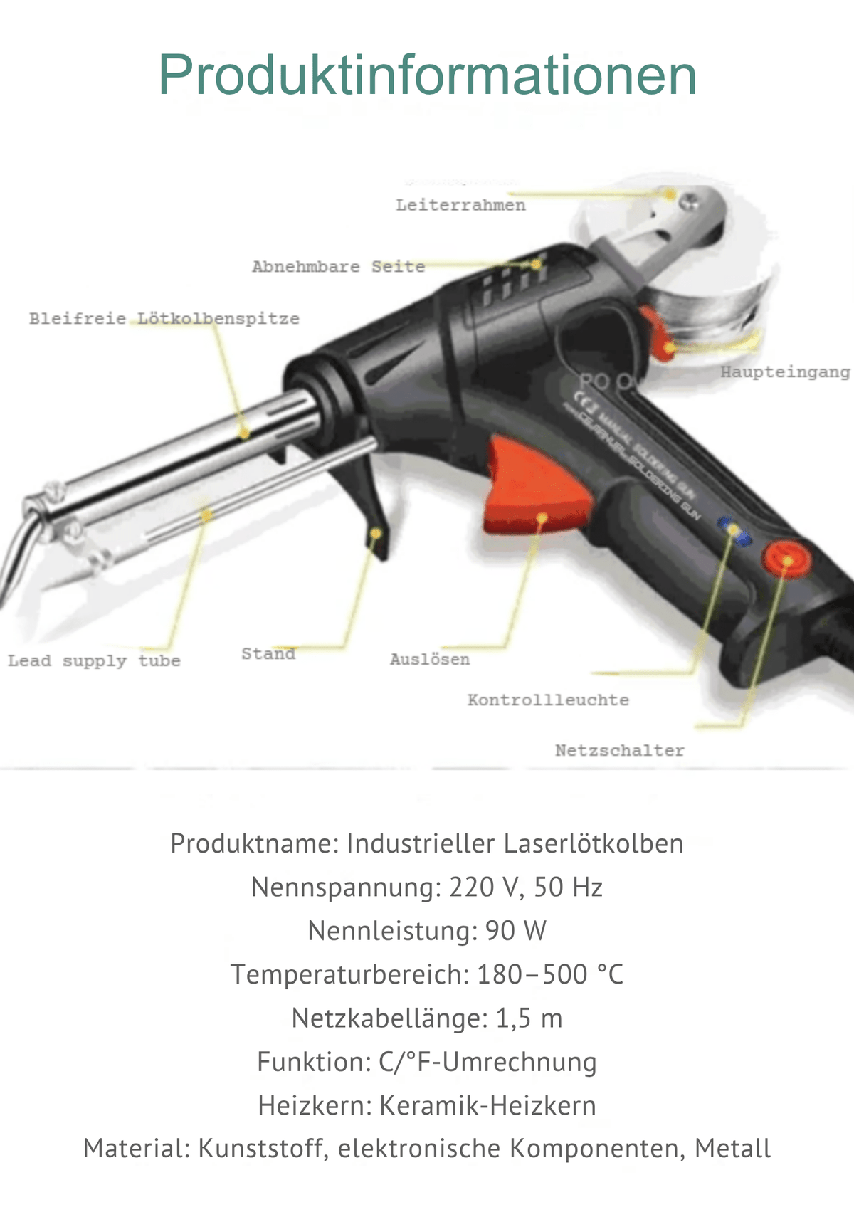 SchweißStark™ / Industrielles Laser-Schweißwerkzeug - Sopheria