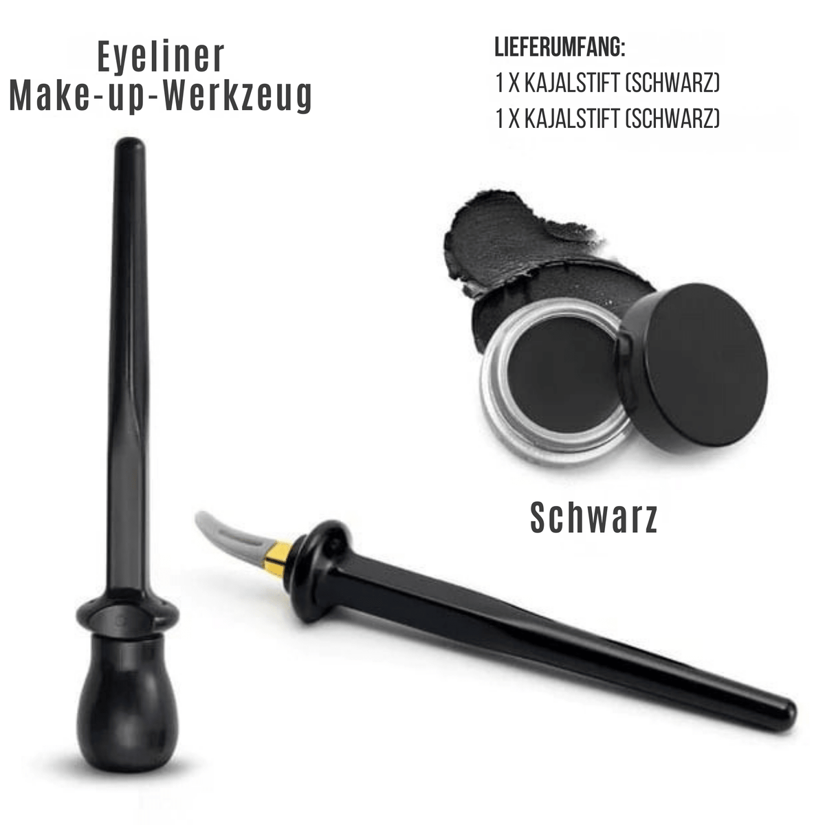 SeidenStrich™ / Makelloses Eyeliner-Creme-Set - Sopheria