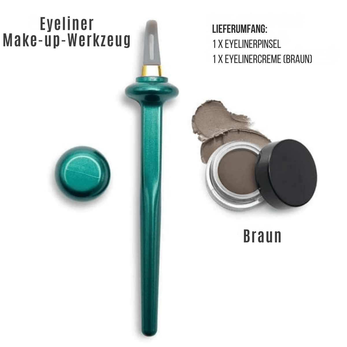 SeidenStrich™ / Makelloses Eyeliner-Creme-Set - Sopheria