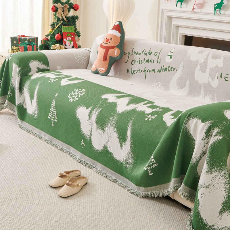 SofaSchnee™ / Sofabezug mit Weihnachtsmotiv - Sopheria