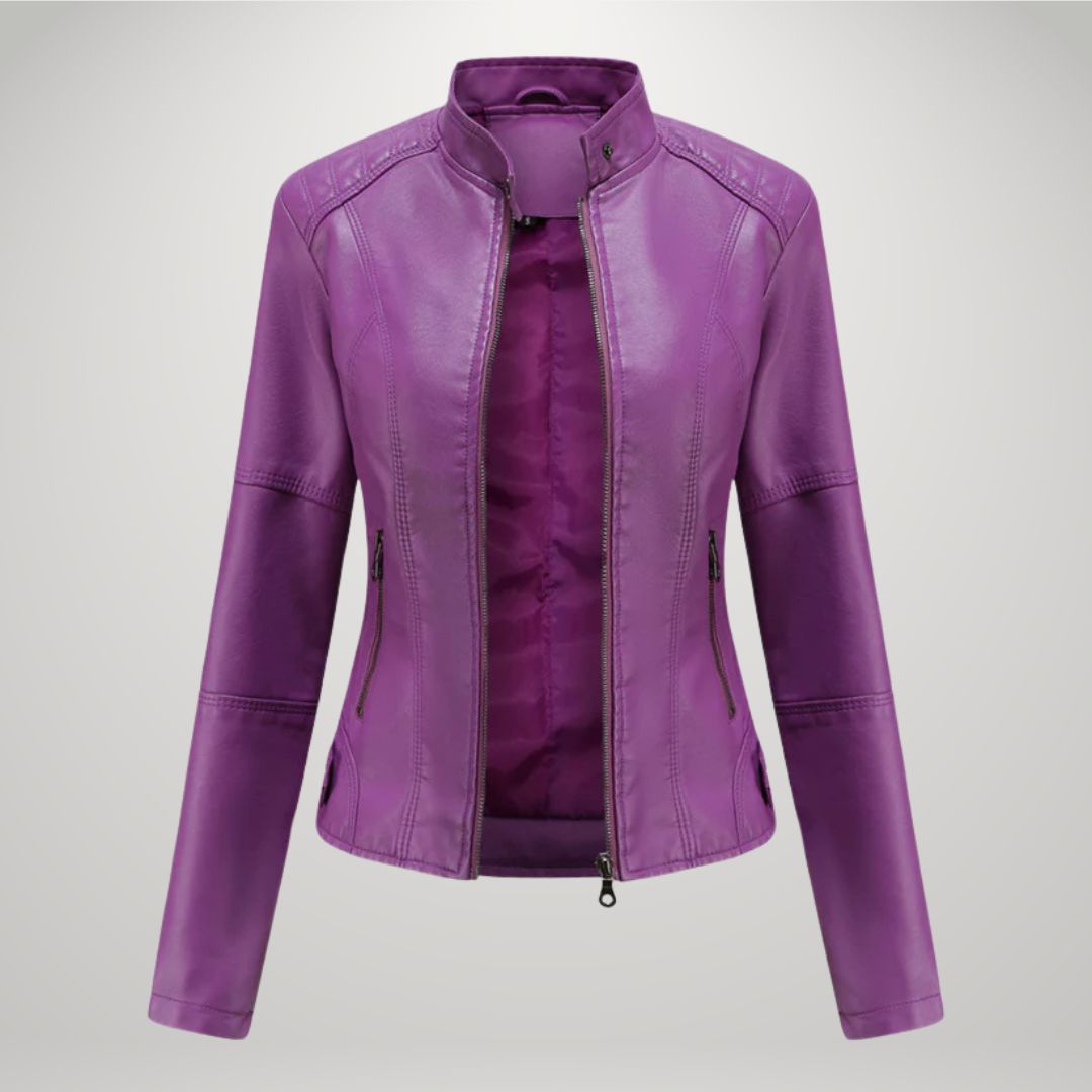 Sophia™ Lässige Lederjacke - Sopheria