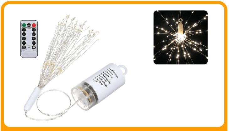 Sparklora - Solarbetriebene hängende Feuerwerkslichter - Sopheria