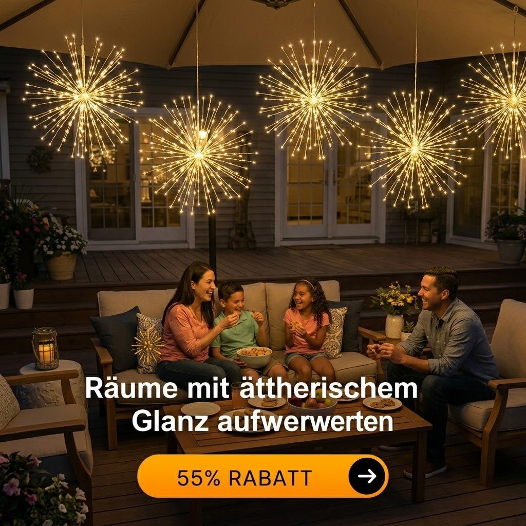 Sparklora - Solarbetriebene hängende Feuerwerkslichter - Sopheria