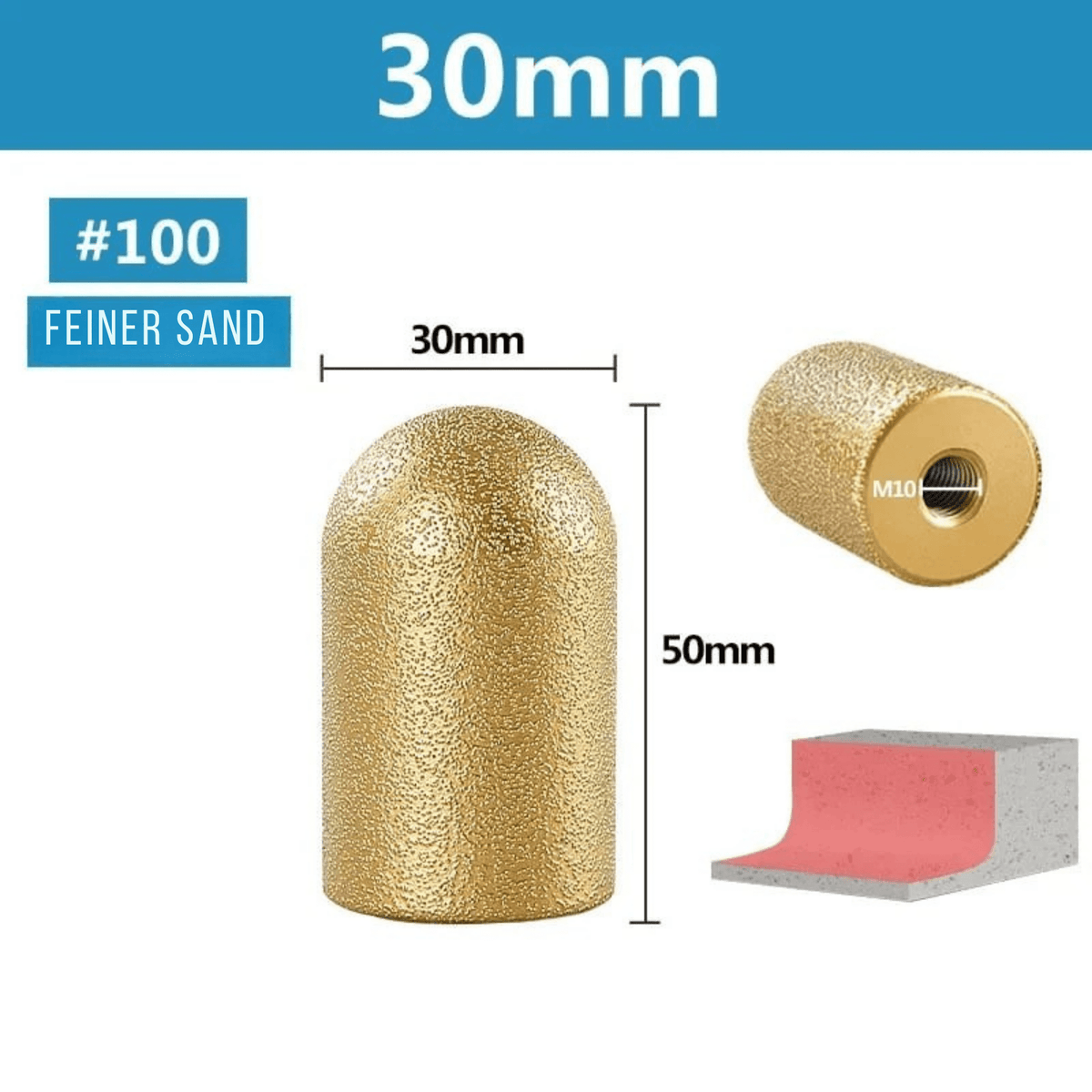 SteinSchleifer™ / Diamant-Fingerschleifscheibe - Sopheria
