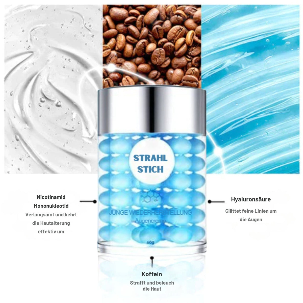 StrahlStich™ / Strahlende, Junge Und Erfrischte Augen! (1+1 GRATIS) - Sopheria