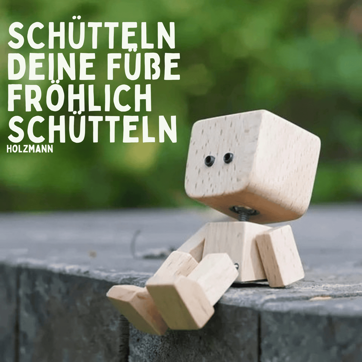 TanzTimber™ / Schaukelfigur aus Holz mit 12 magnetischen Emotionen - Sopheria