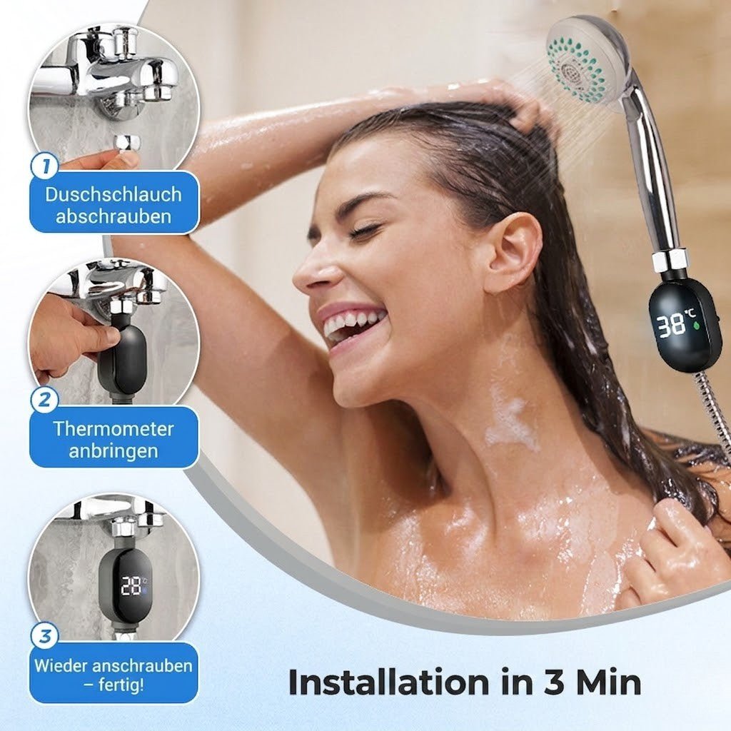 Tempello / 60 % Rabatt! Leicht ablesbares digitales Badethermometer – Sanfter Schutz, sofortige Temperaturanzeige & Babysicher - Sopheria