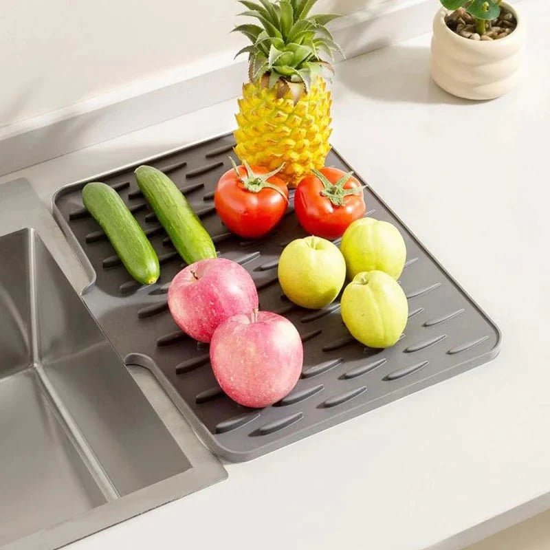 TrockenTakt™ / Silikon-Trocknungs- und Hitzeschutzmatte — Flexibel & BPA-frei - Sopheria