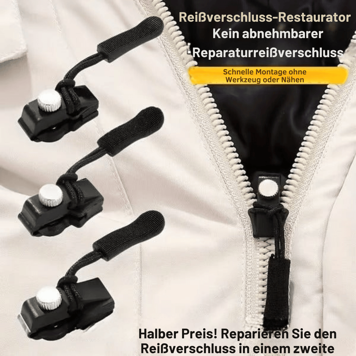 ZipZack™ / Abnehmbares Universelles Reißverschluss-Reparaturwerkzeug - Sopheria